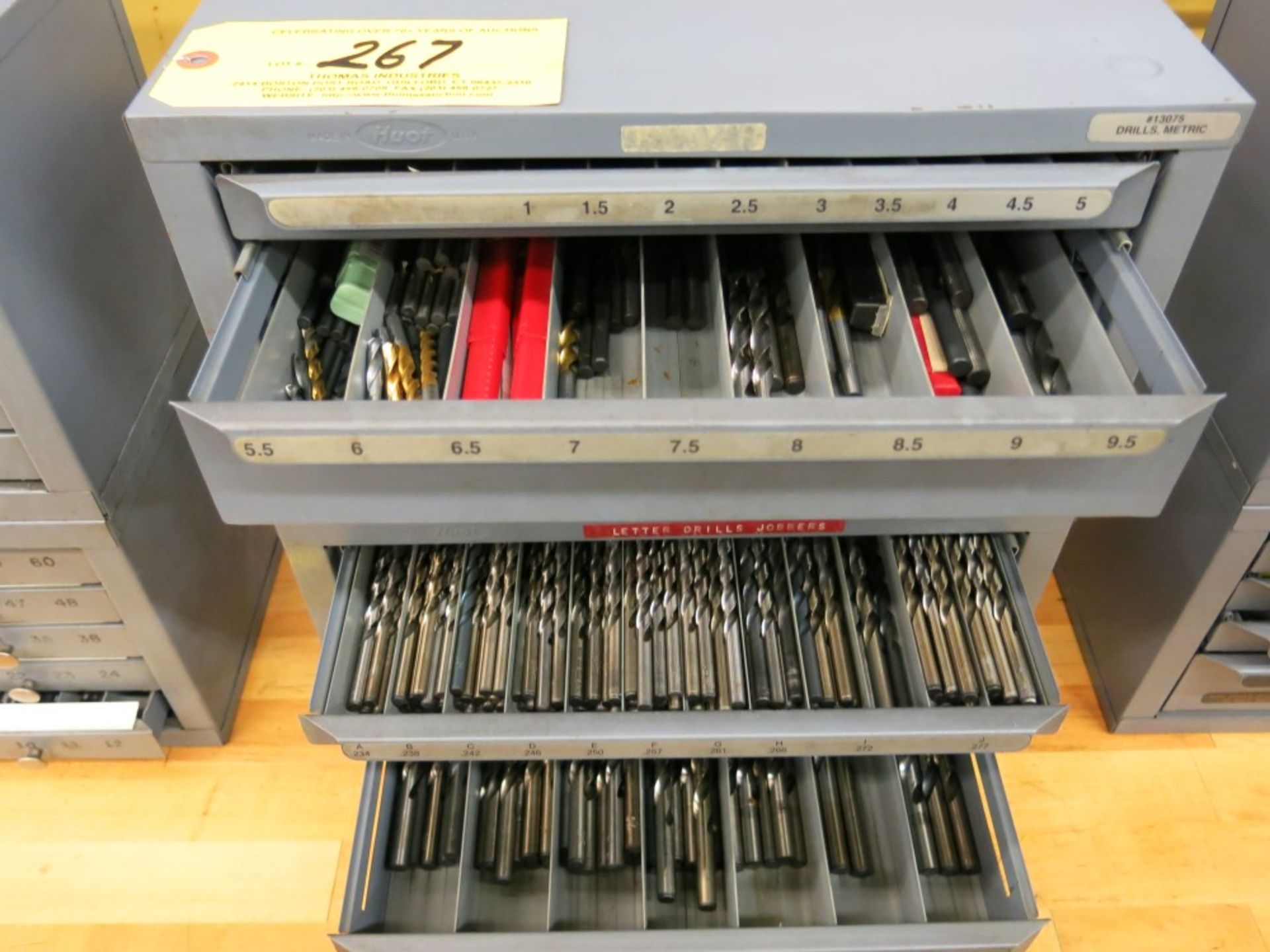 (2) Huot Drill Cabinets w/ Contents Including: - Image 2 of 2