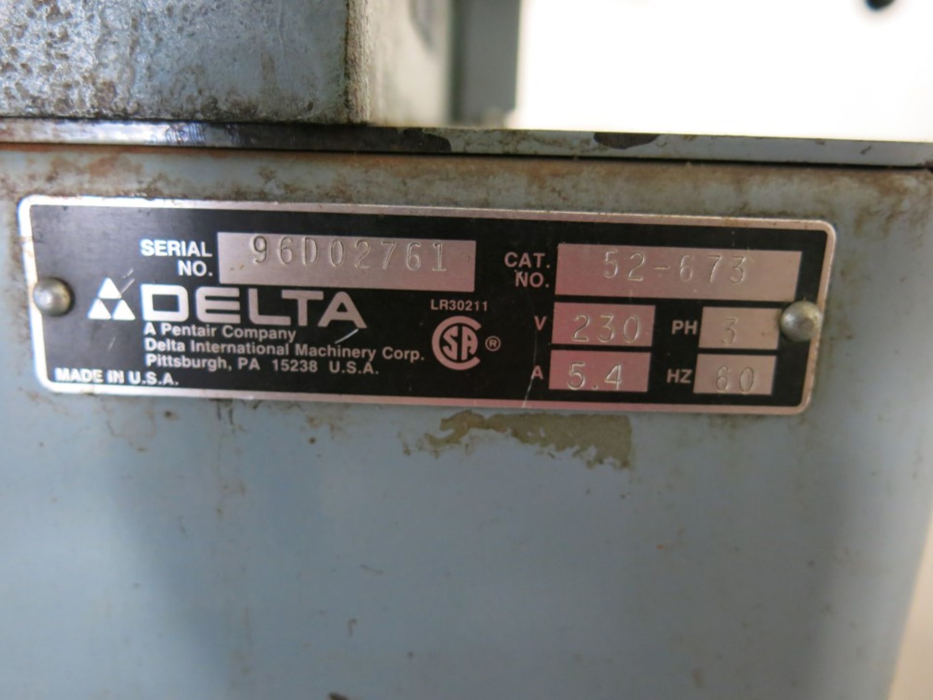 Delta 8" W Planer Model DJ-20 - Image 3 of 3