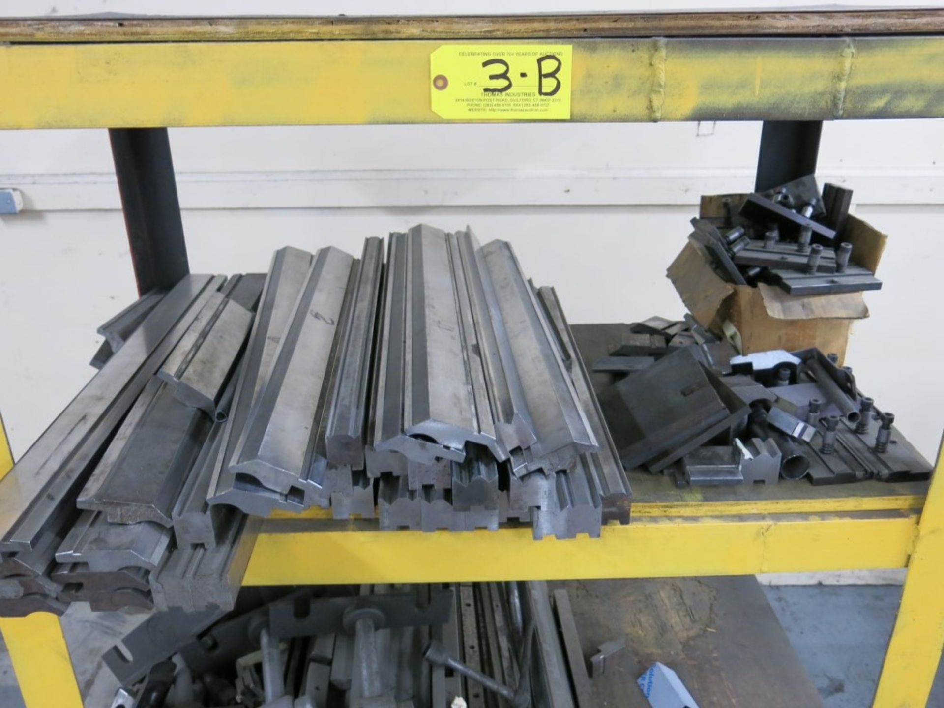 Heavy Duty Steel Rack w/ Press Brake Dies - Image 2 of 3