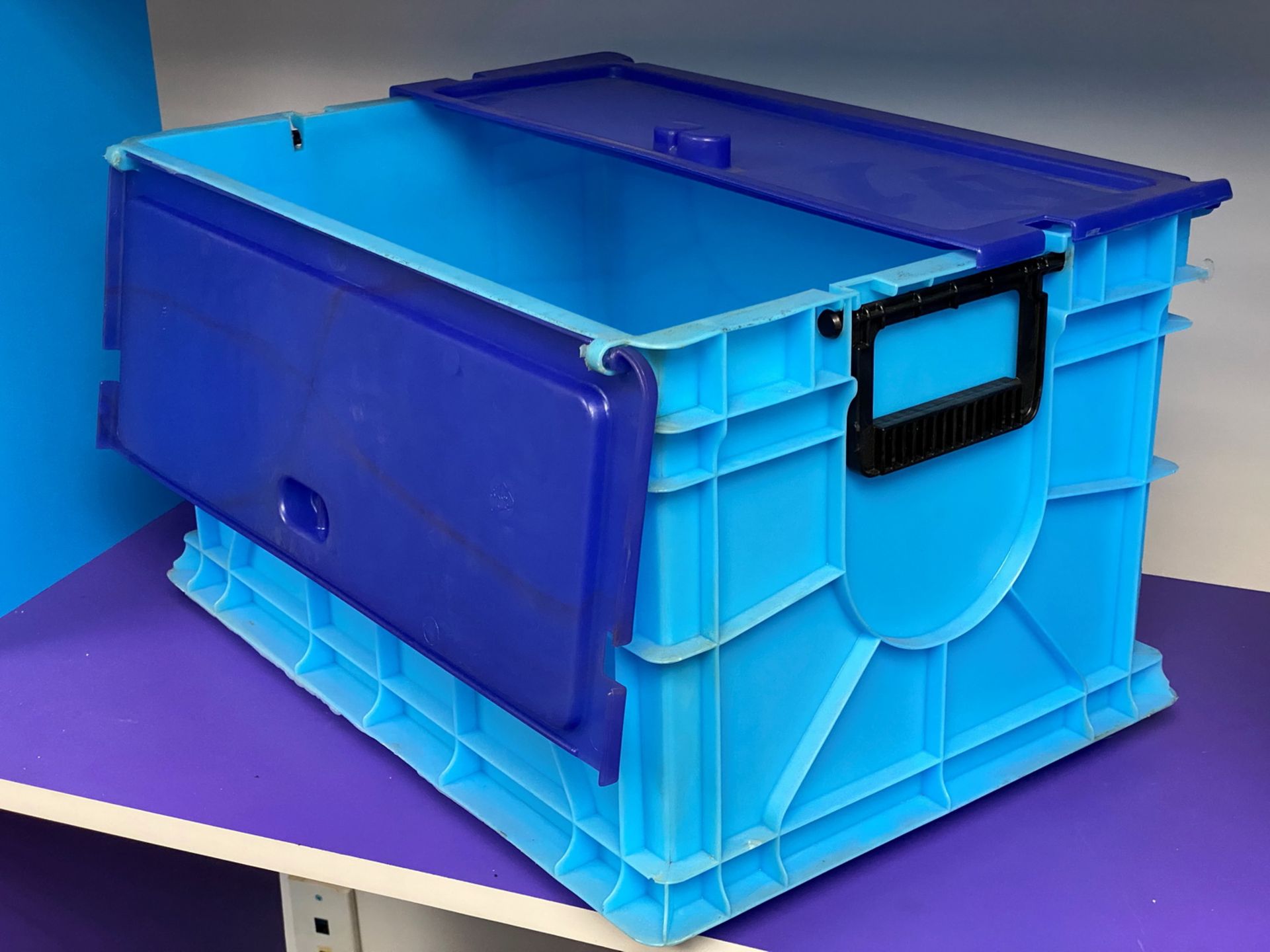 Flip Top Crate, Lid, & Handle Molds