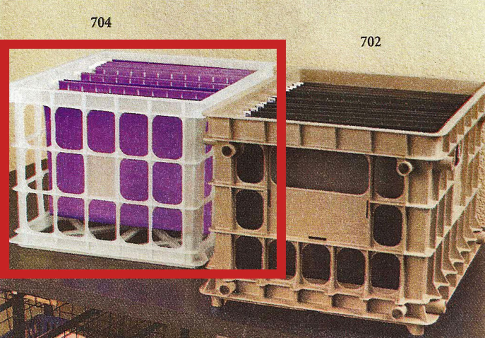 Organizational Multi-Use Crate Mold