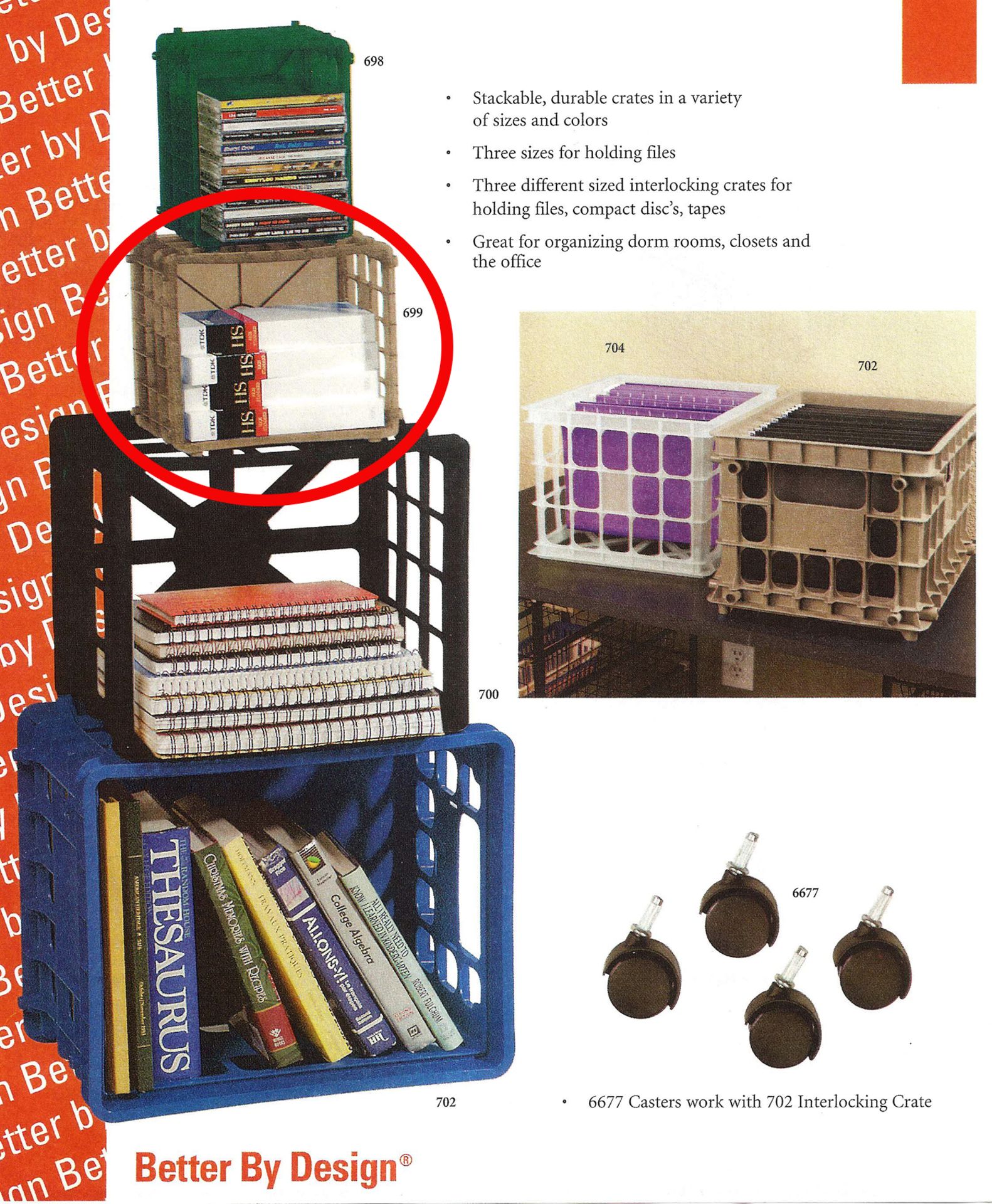 Small Stacking Organizational Crate Mold - Image 10 of 11