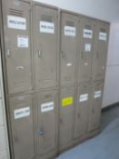 Locker Set of (10) Lockers
