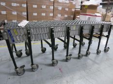 Best Flex Accordion Conveyor; On Locking Casters