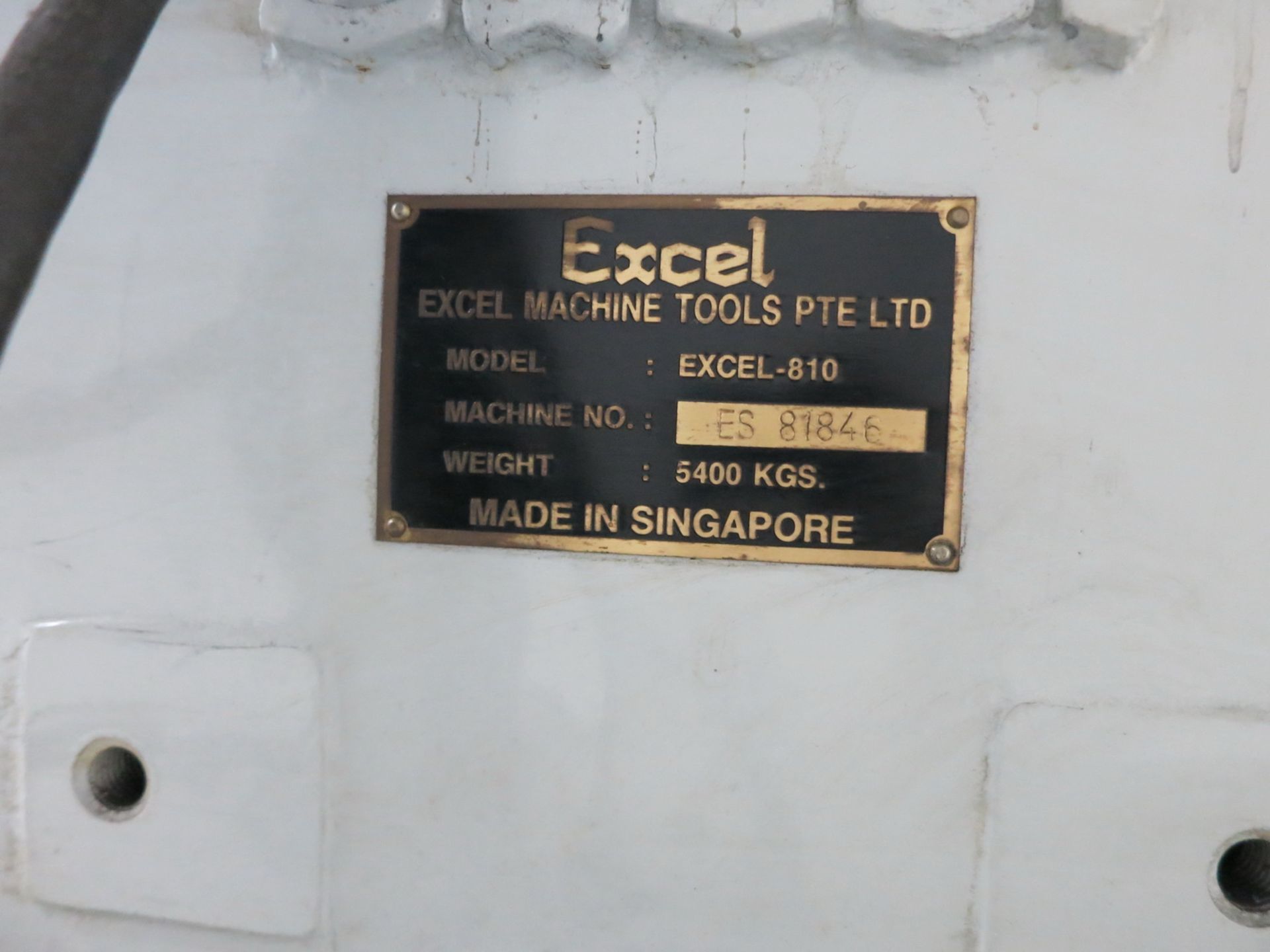 Excel-810 Vertical Machining Center - Image 8 of 8