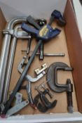 Box w/ Assorted Clamps