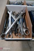 Box w/ SAE & Metric End Wrenches