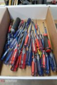 Box w/ Phillips & Standard Screwdrivers