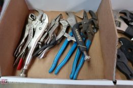 Box w/ Channel Locks, Vise Grips