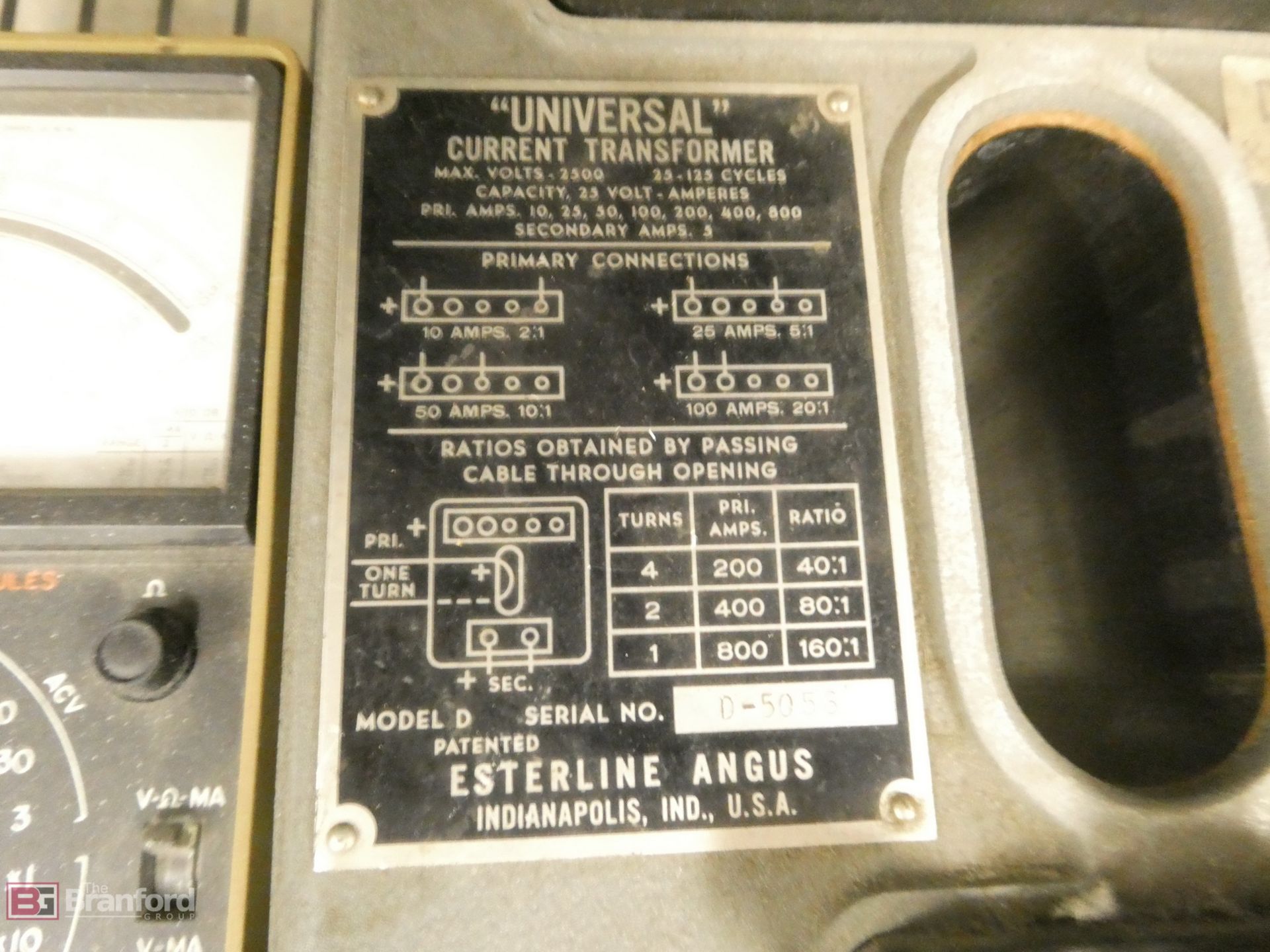 Esterline Angus Model D, Universal Current Transformer - Image 4 of 4