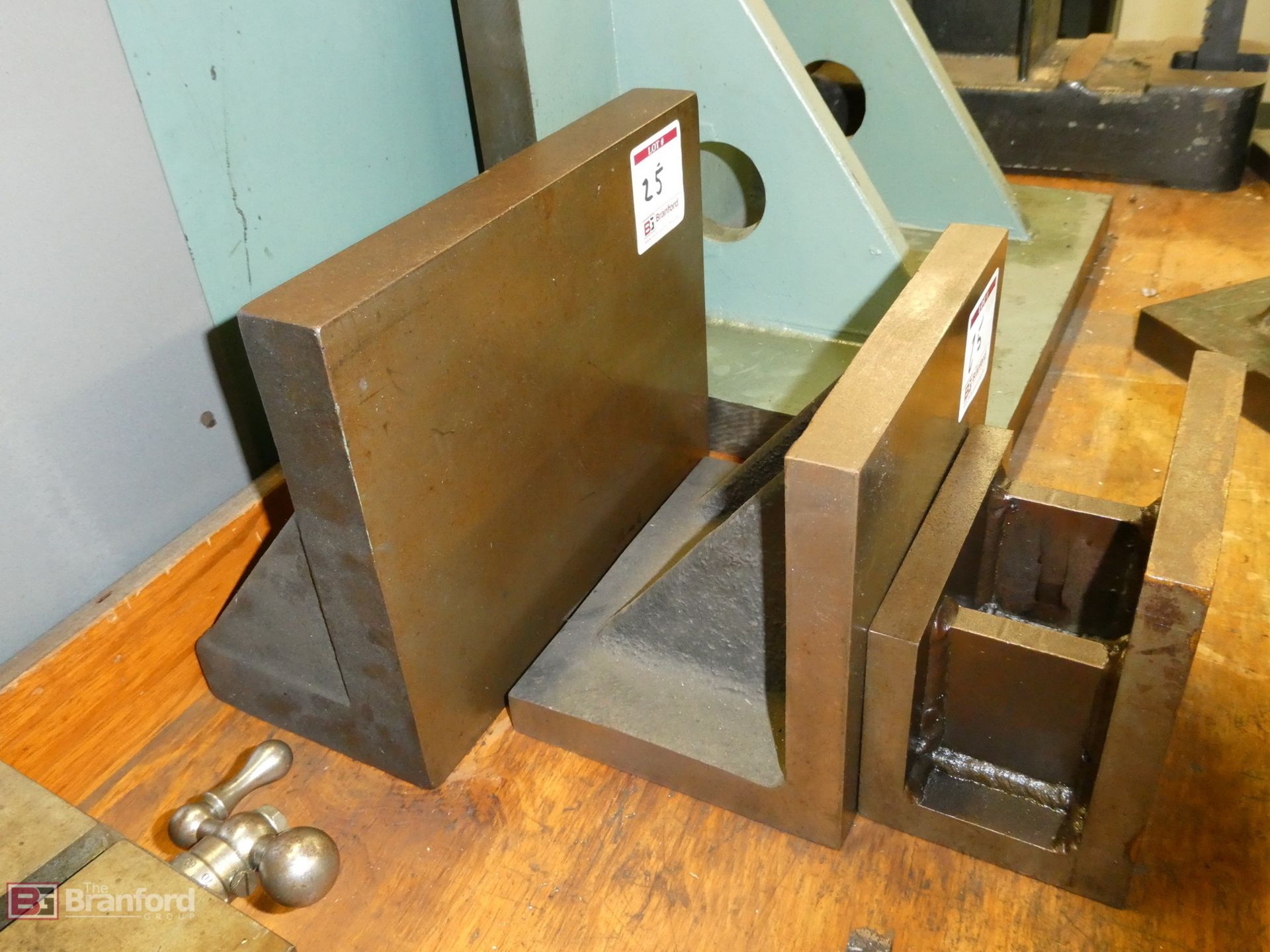 (3) Steel Angle Plates - Image 2 of 2