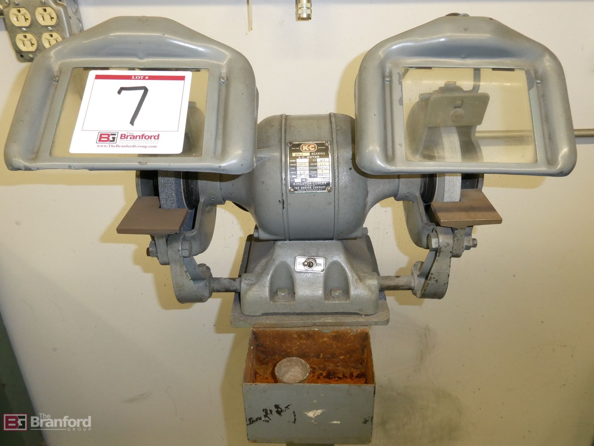 Pedestal Dual Grinder-Buffer - Image 2 of 3