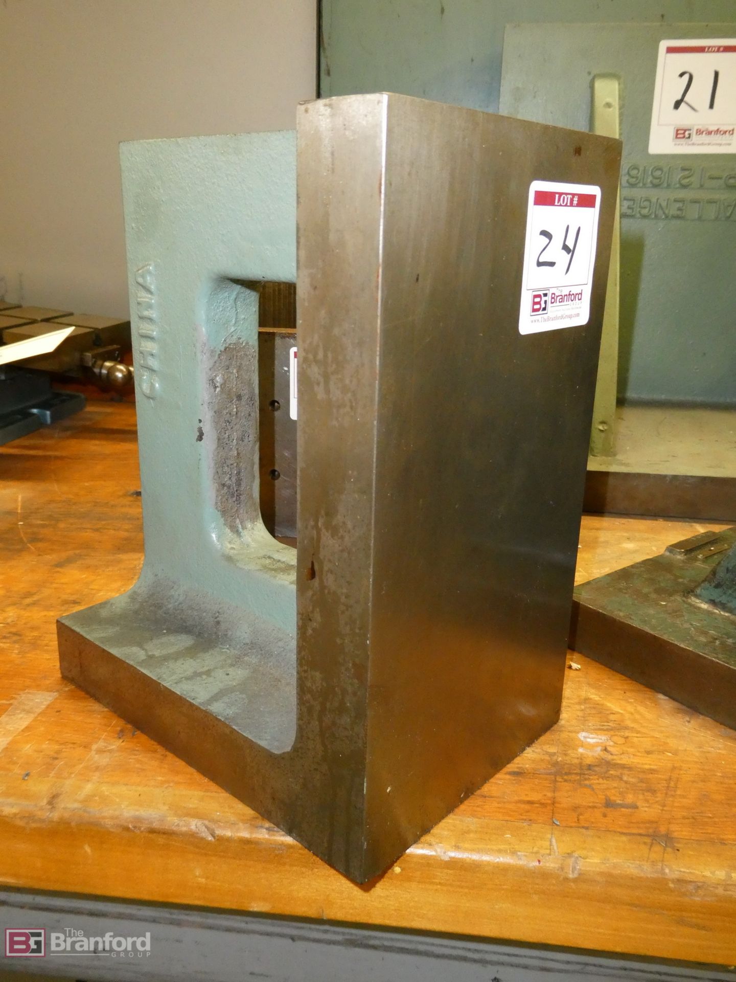 Steel Angle Plate 8"x5-1/2"x10"