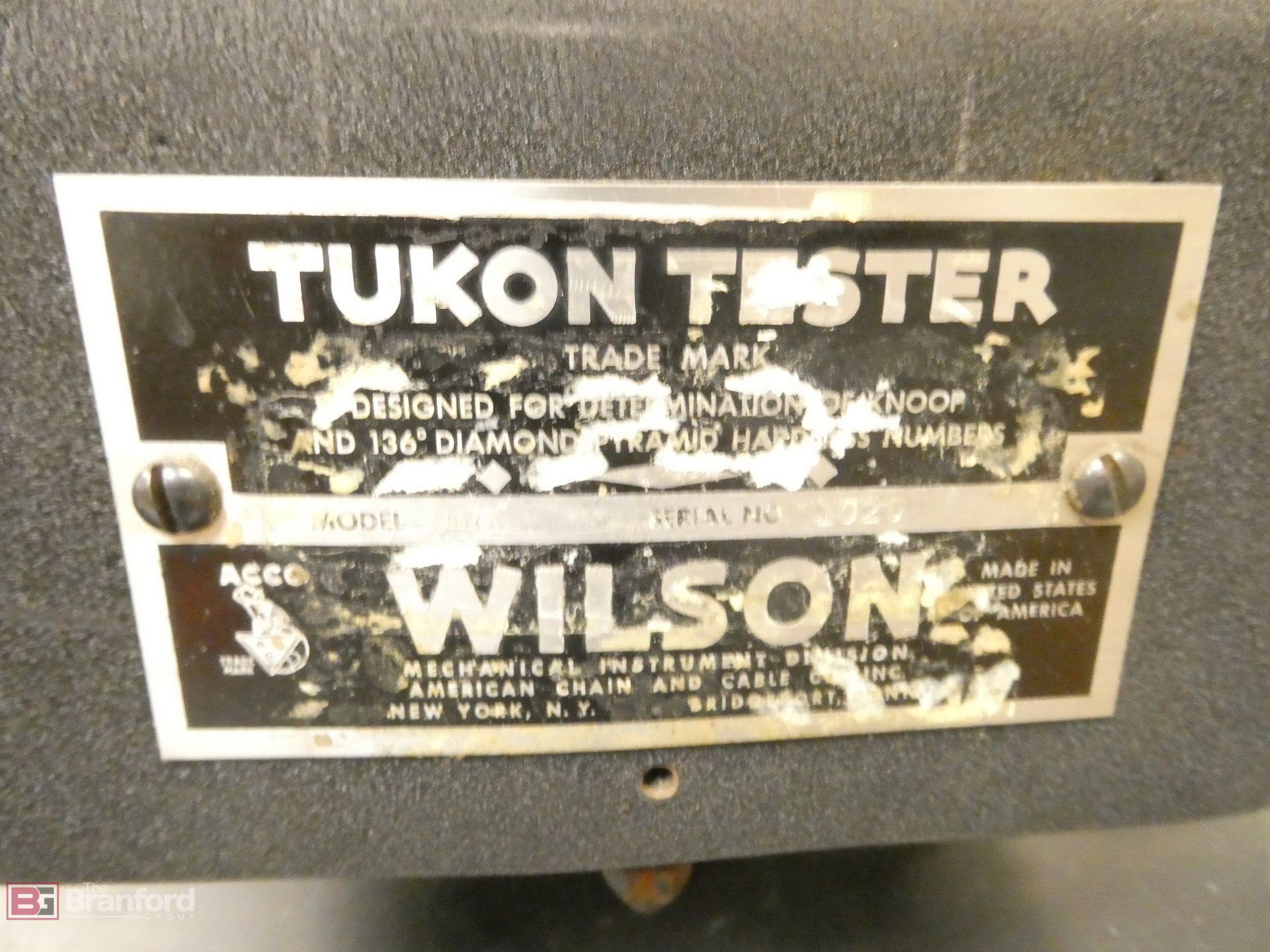 Wilson Model MO, Tukon Microhardness Tester - Image 5 of 5
