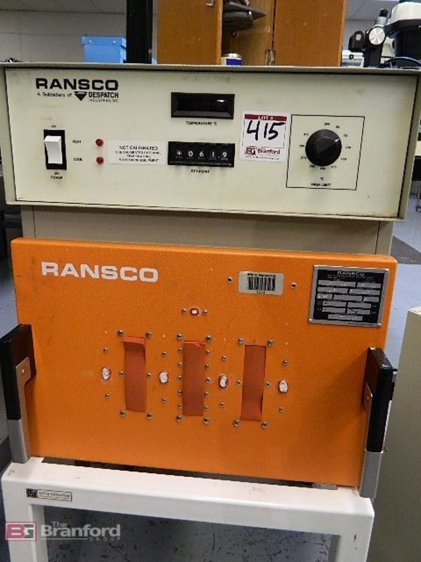 Ransco Oven Temp Range -30° to 100°C