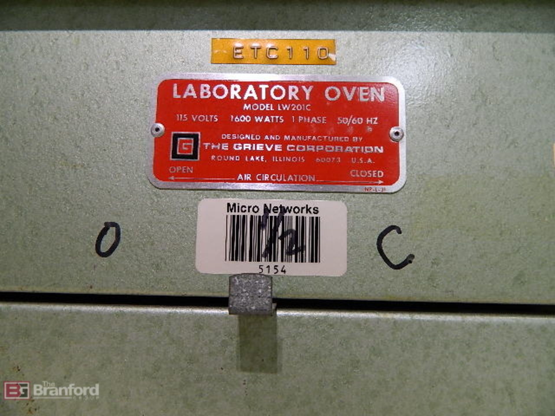Laboratory Oven 115V. 1600watts - Image 3 of 3