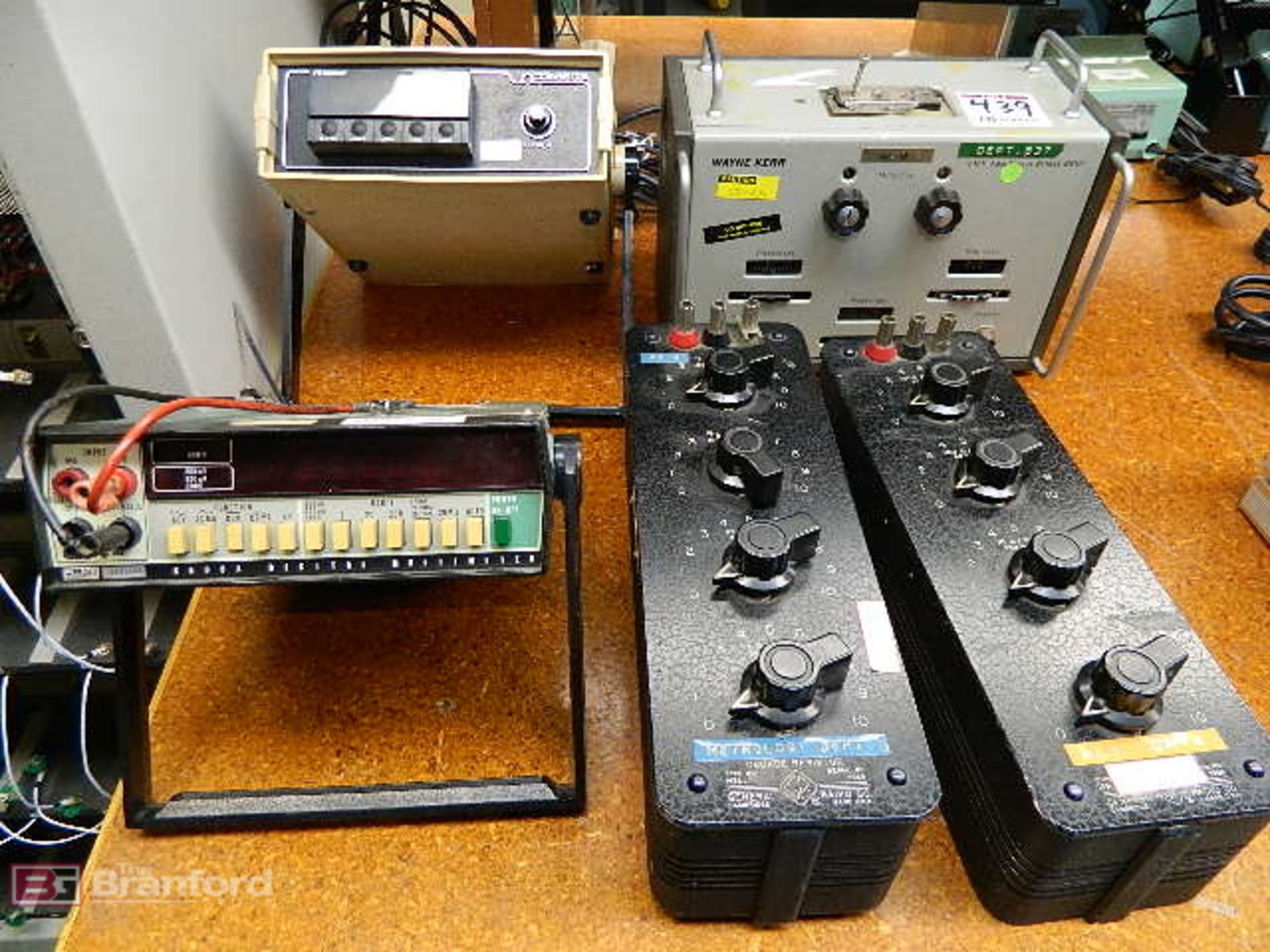 Lot of (5) Incl Omega Power, Fluke Meter - Image 2 of 2