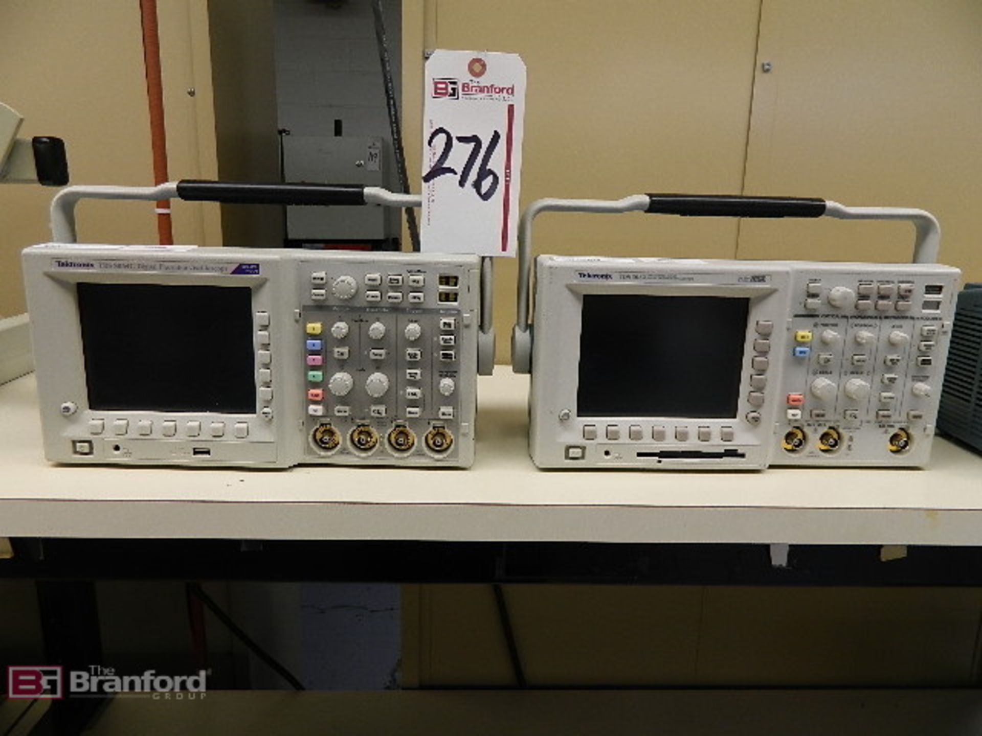 Lot. (2) Tektronix (1) TDS 3045C Digital Phosphor Oscilloscope