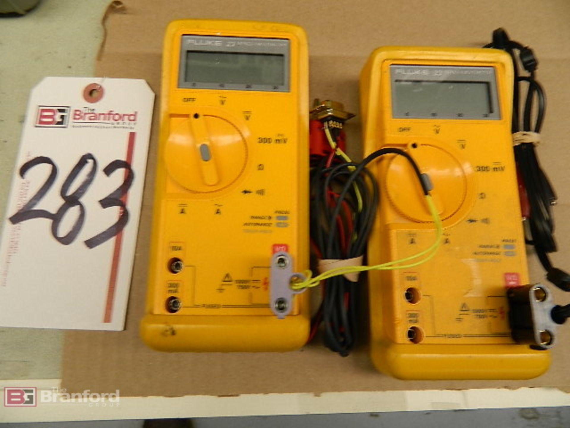 Lot. (2) Fluke 23 Series II Multimeter