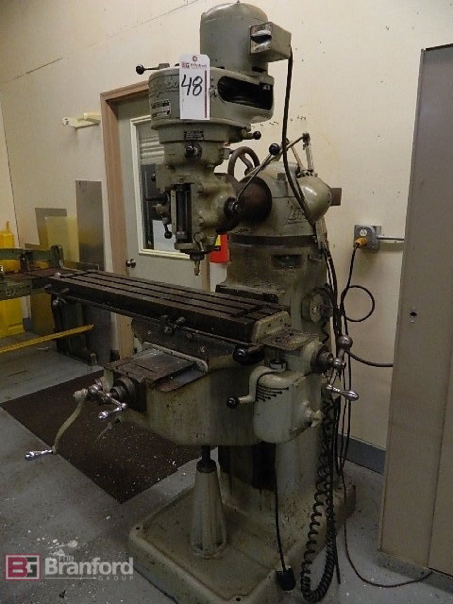 Bridgeport Series J 1HP Vertical Mill, Out of Service