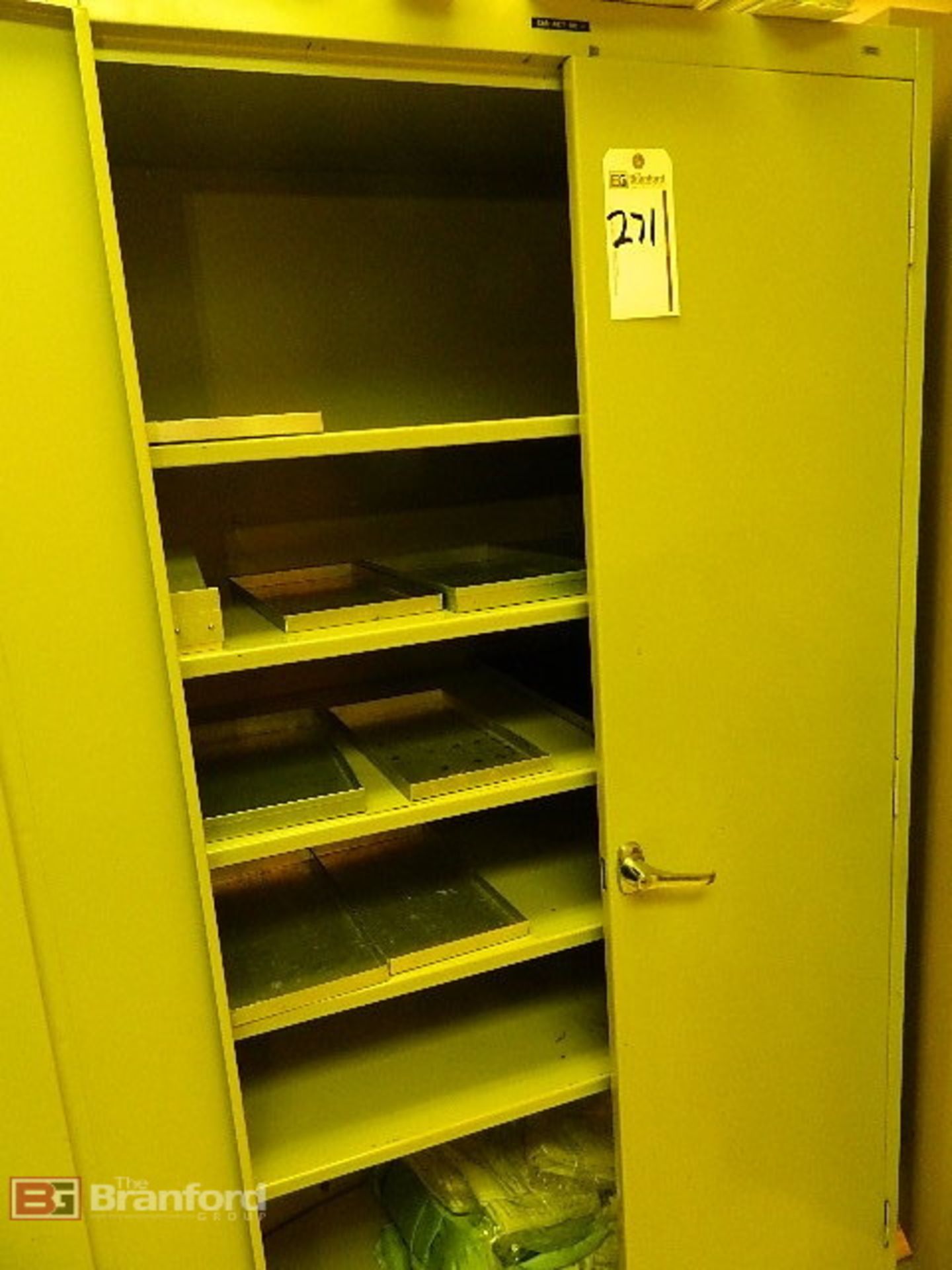 (2) 2-Door Cabinets w/ Lab Glass, Lab Supplies - Image 5 of 5