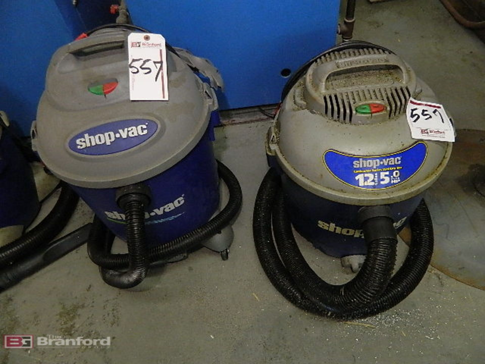 (2) Shop Vacuum 5-HP