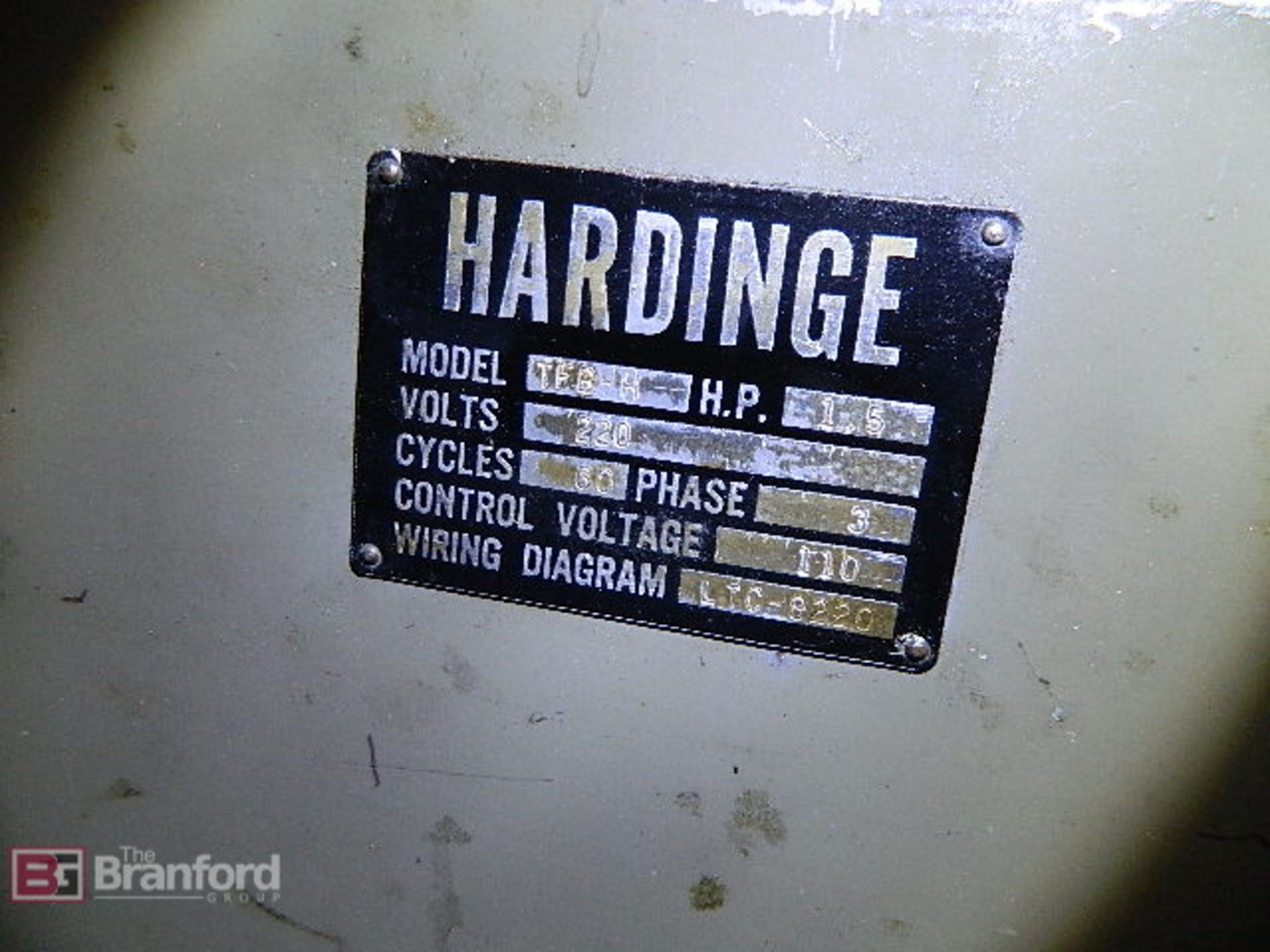 Hardinge Lathe, m/n TFB-4, 3ph. - Image 3 of 3