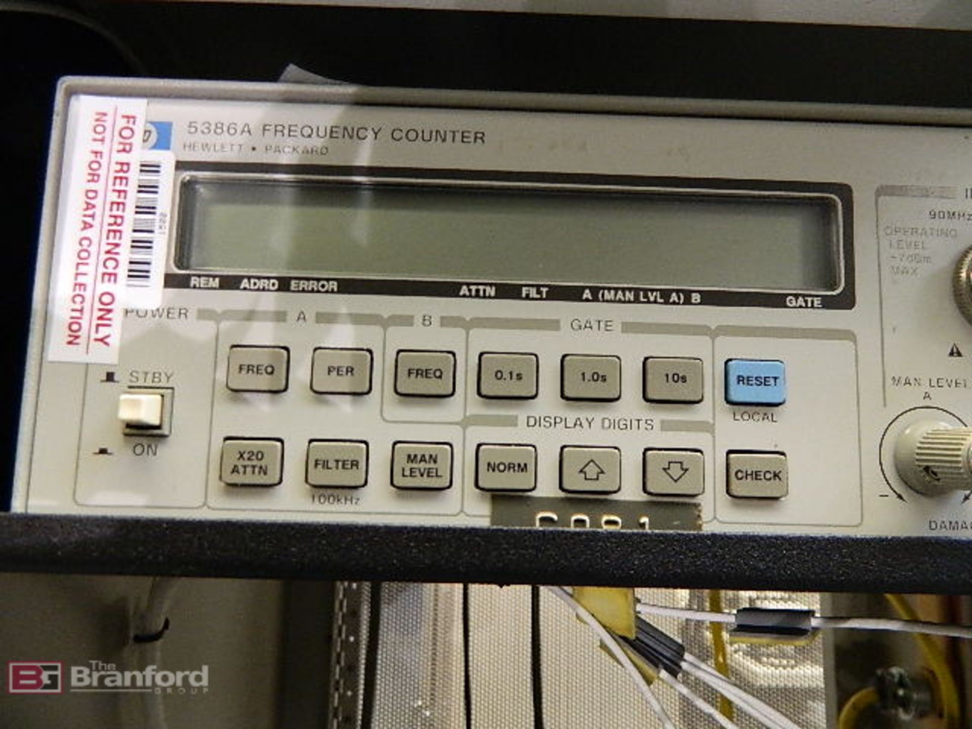 Lot. (2) Test Racks w/ (2) HP Frequency Counter - Image 6 of 9