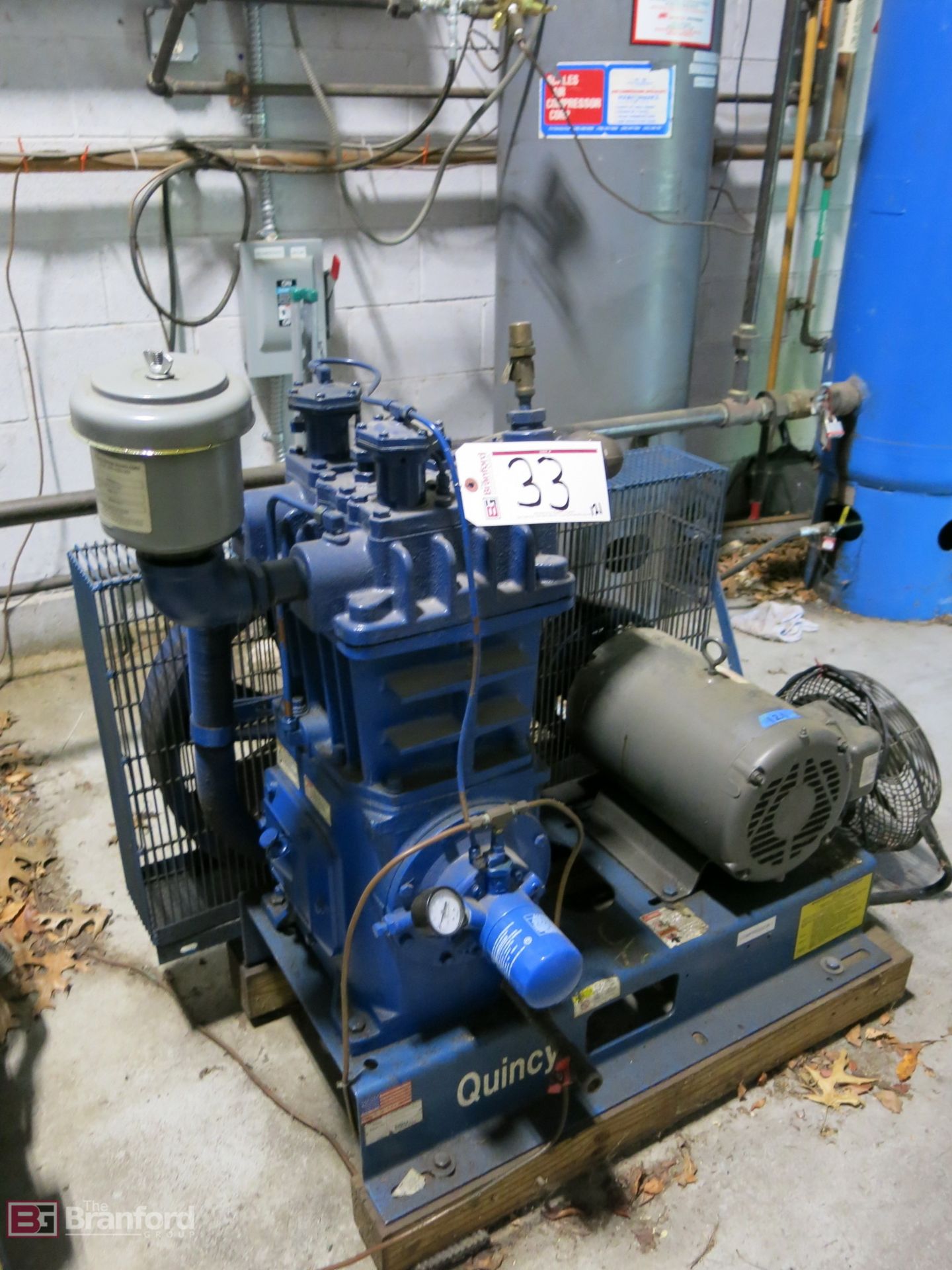 Quincy Model QR340SBH00013 15-HP Air Compressor - Image 3 of 3