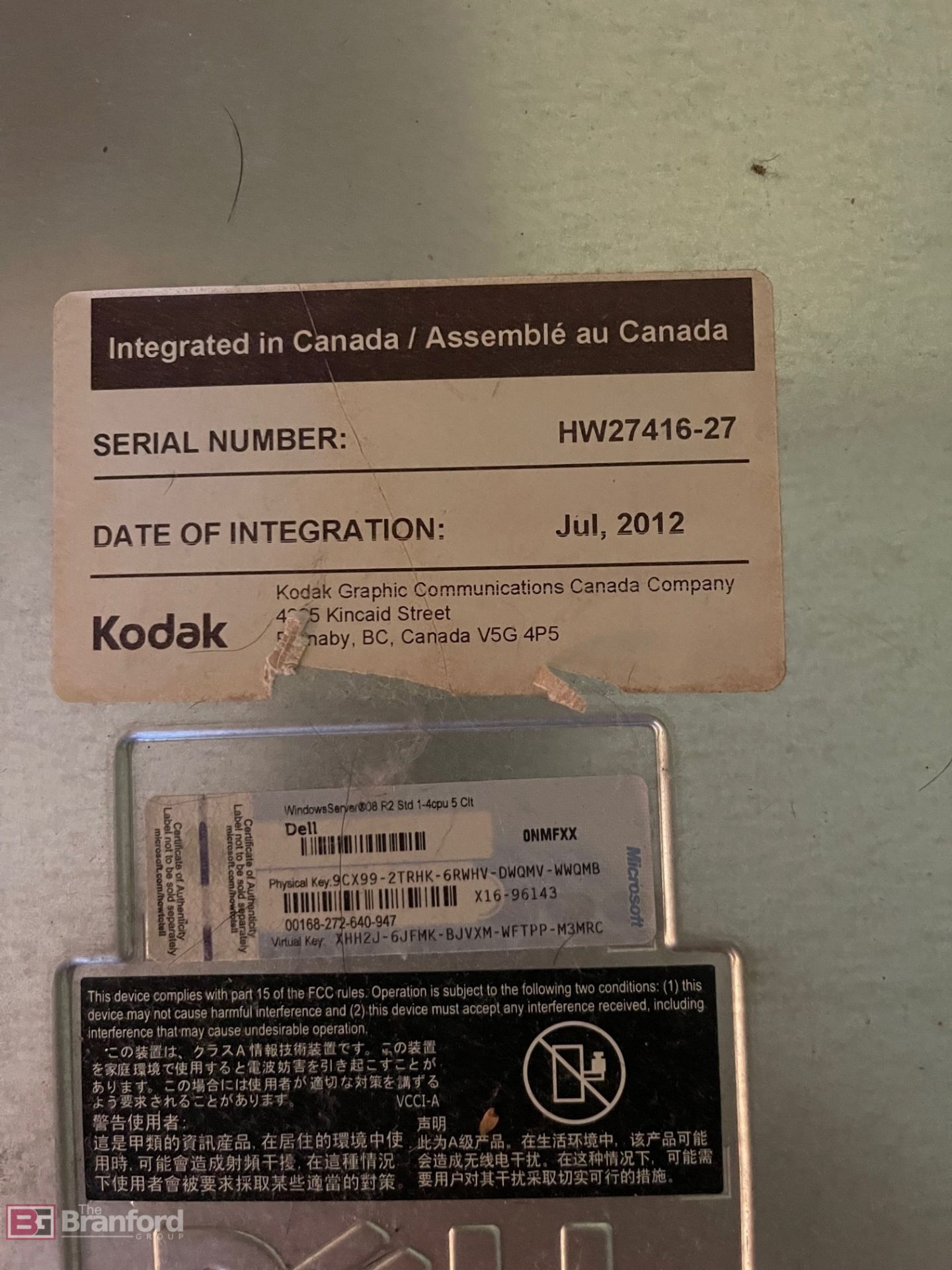 Kodak Printergy Hardware / Software - Image 16 of 22