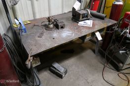 Steel Welding Table approx 3x6'