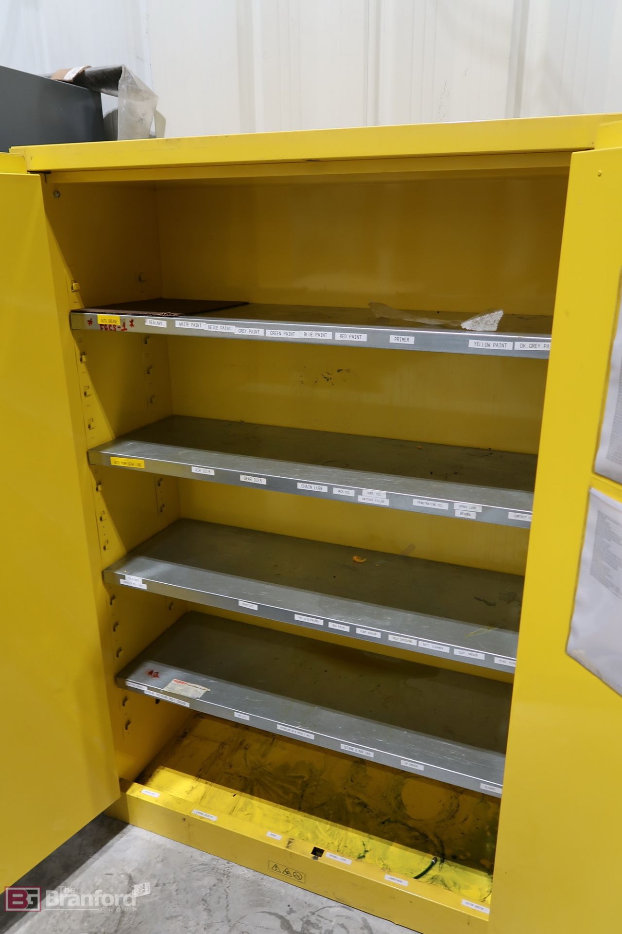 Uline Flammable 2-Door Metal Storage Cabinet - Image 2 of 3