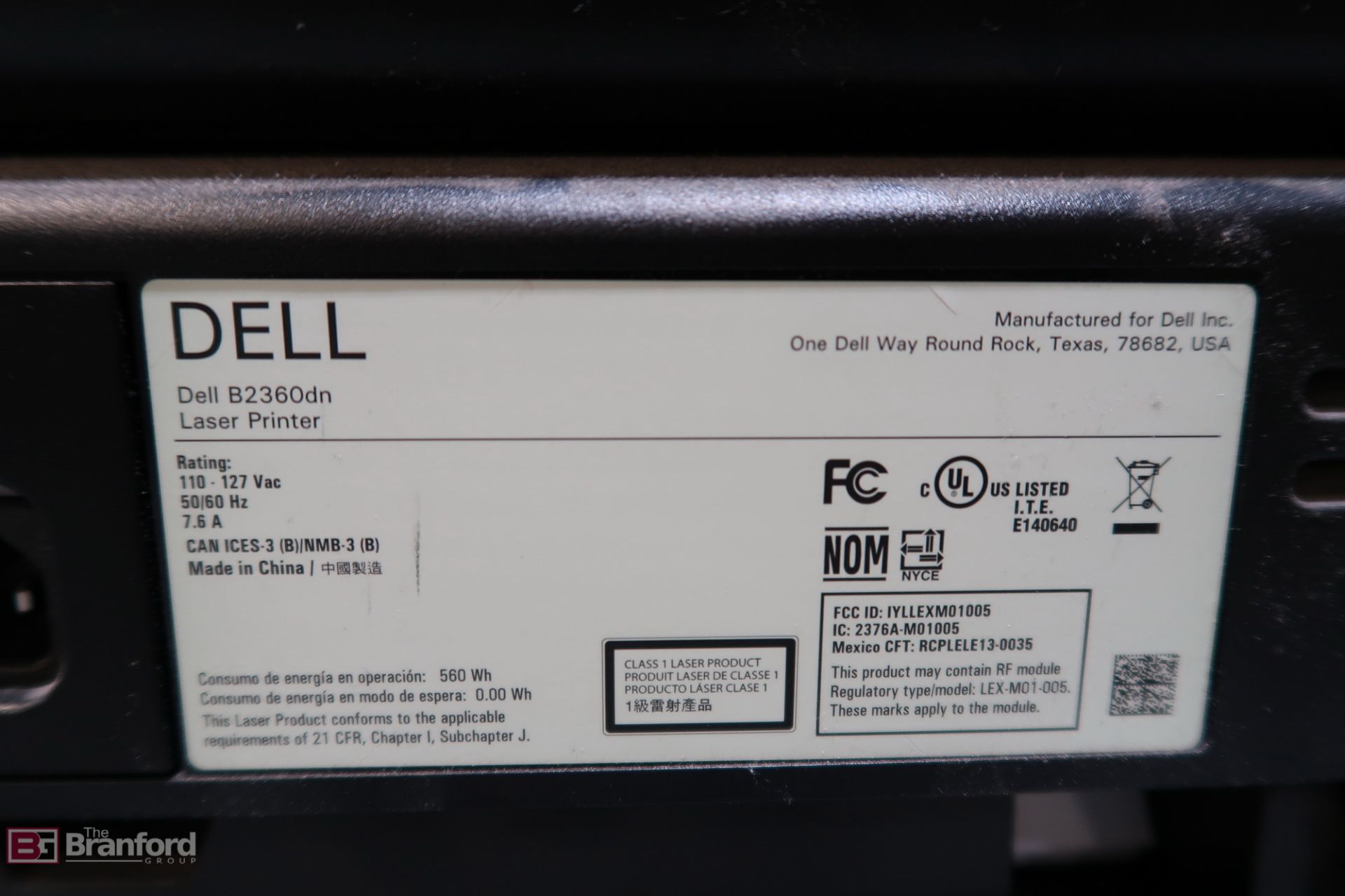 Dell B2360DN Laser Printer - Image 2 of 2