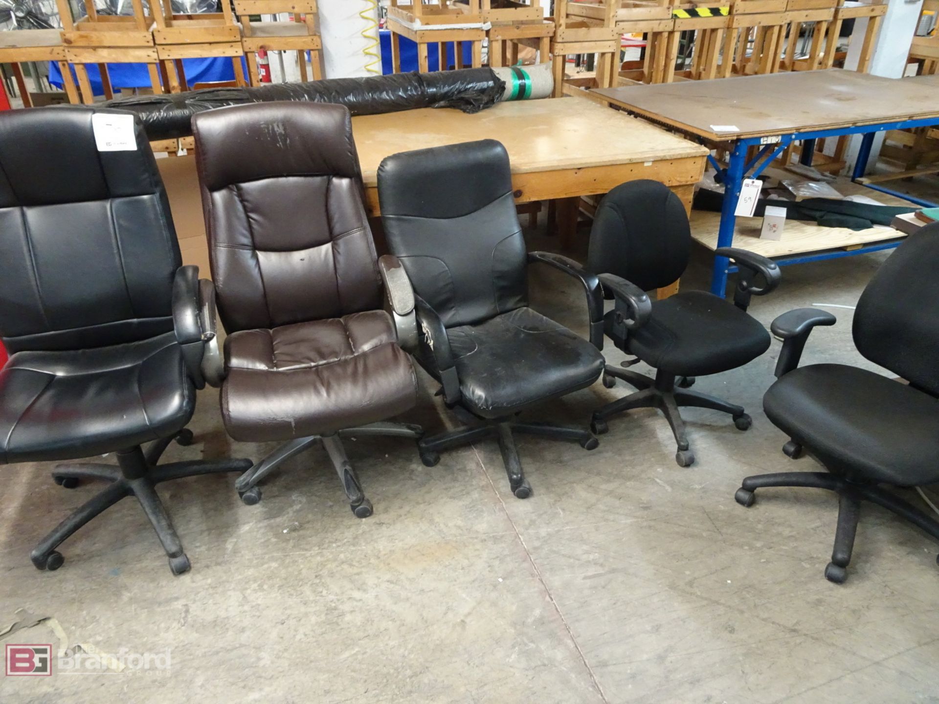 (5) Quality Office Chairs (3) Leather - Image 3 of 3