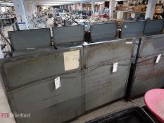 (3) Large Metal Carts