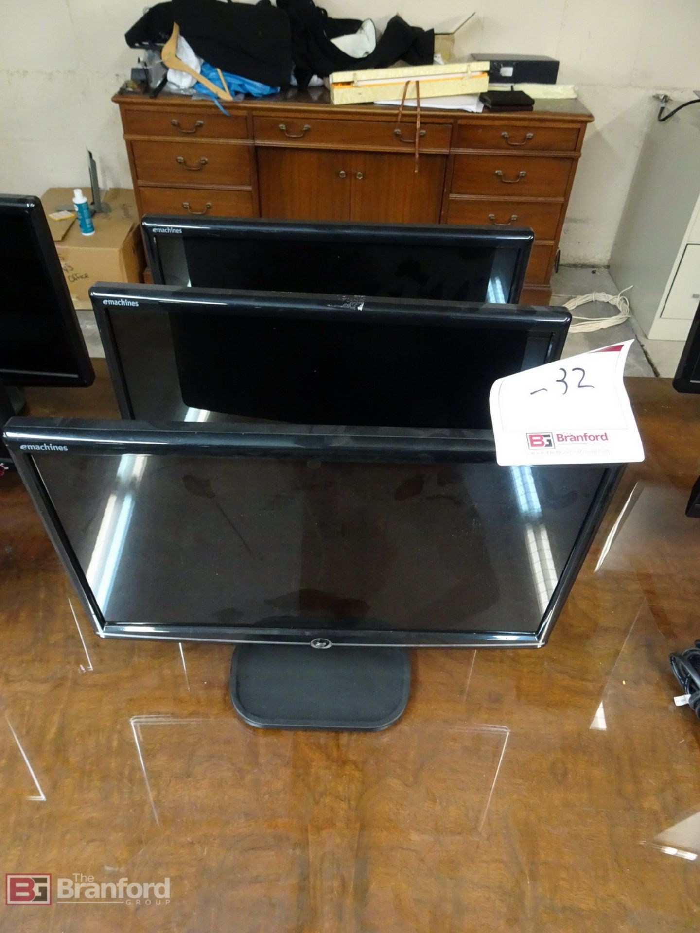 (3) Emachine LCD Monitors E182H