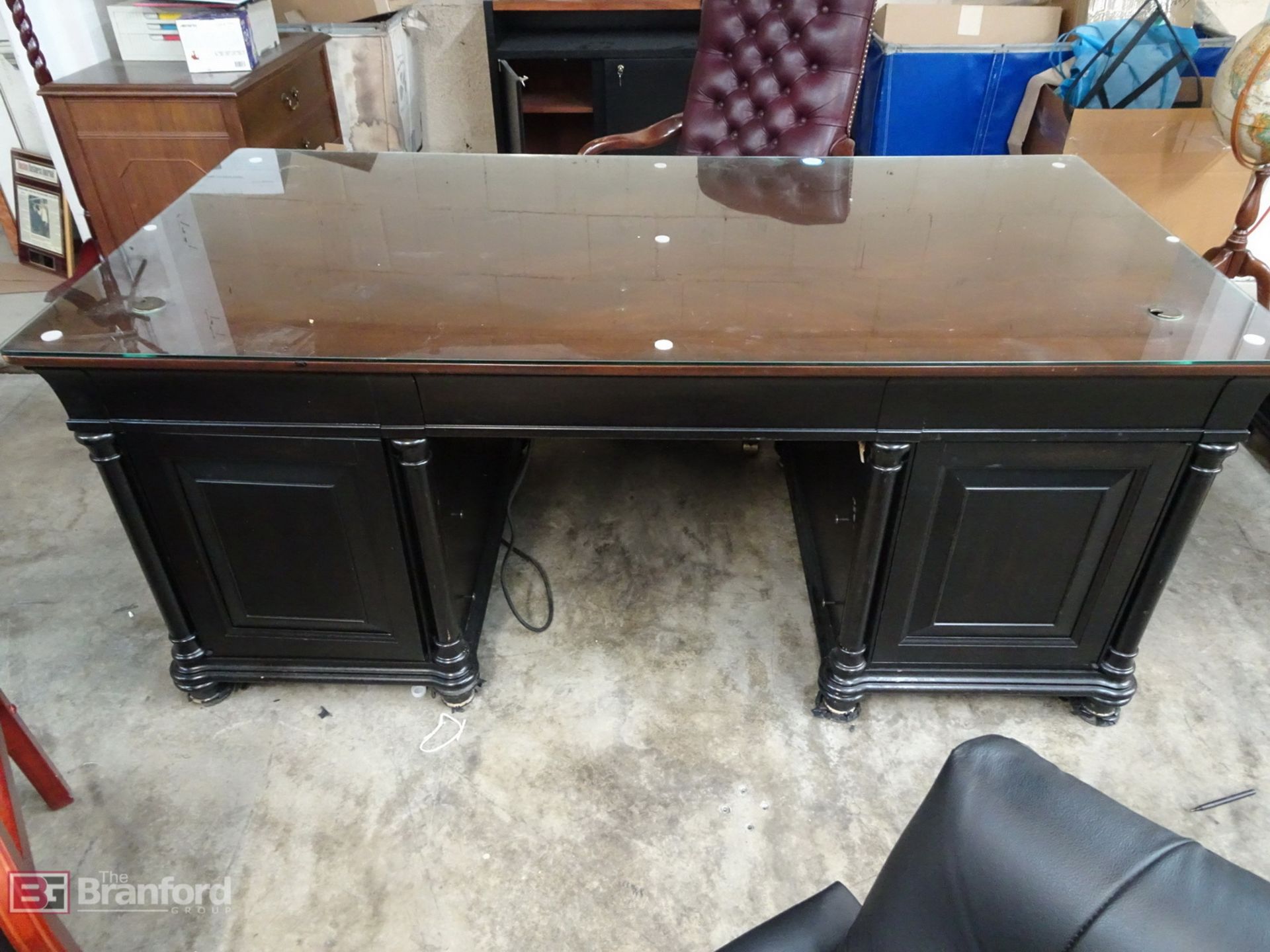 Large Desk and Furniture Set - Image 2 of 4