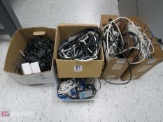 Lot of Assorted Cords and Cables