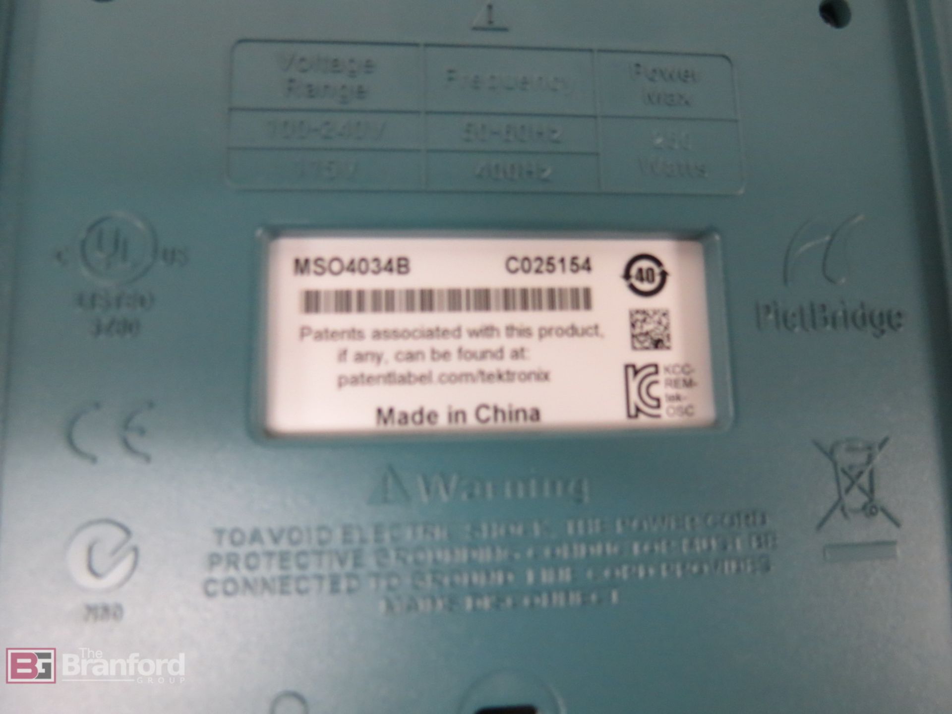 Tektronix MSO4034B Mixed Signal Oscilloscope - Image 4 of 5