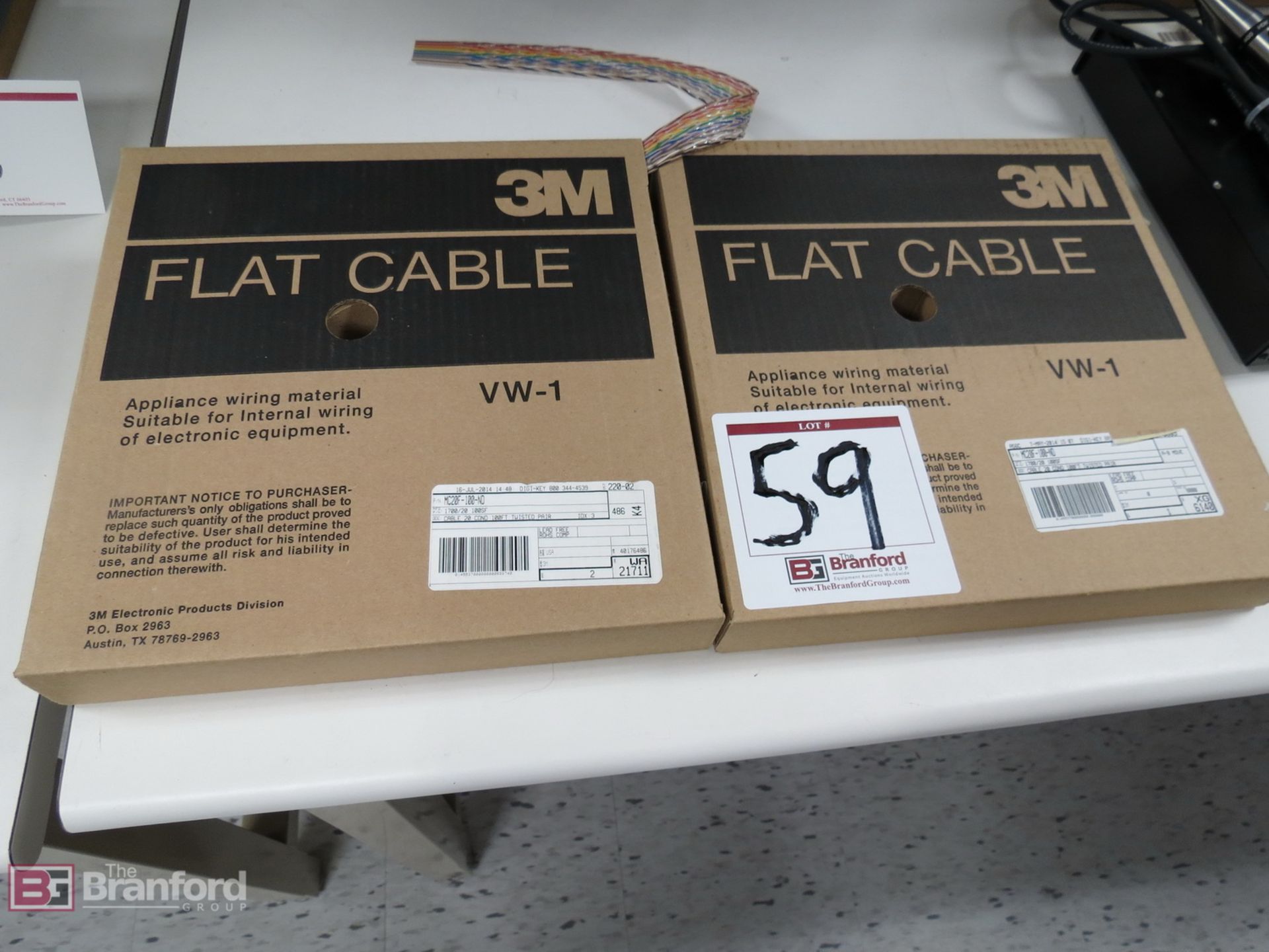 (2) Boxes of 3M VW-1 Flat Cable
