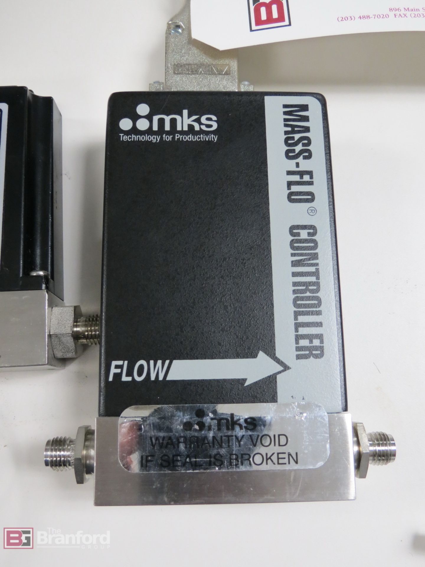 Lot of (2) MKS Mass-Flo Controller - Image 2 of 4