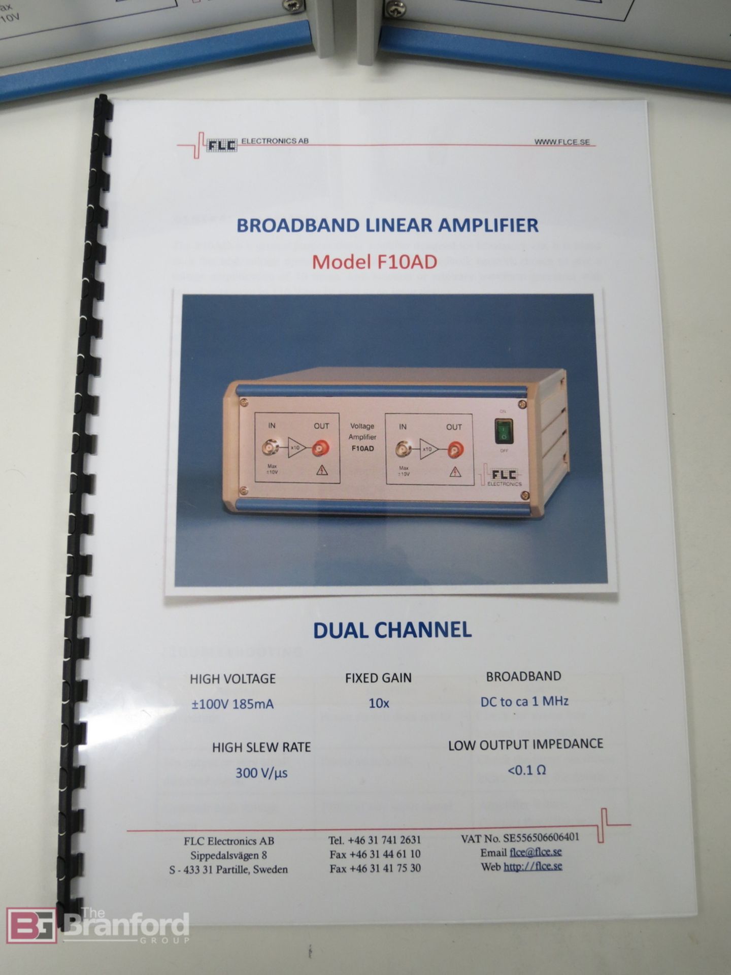 FLC Electronics Dual Channel Voltage Linear Amplifier - Image 3 of 3