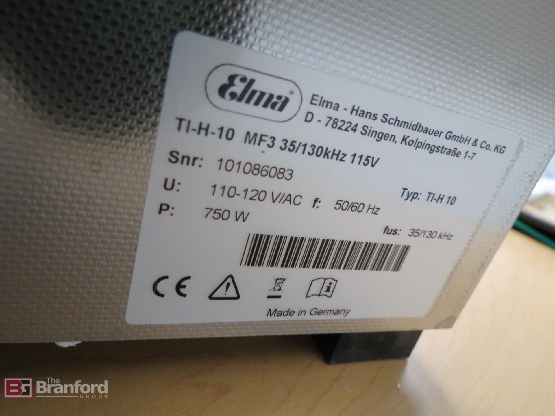 Elma TI-H-10 MF3 Ultrasonic Bath - Image 3 of 4