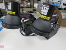 Lot of (2) Spectroline SB-100PY Semiconductor Wafer Inspection Lamps