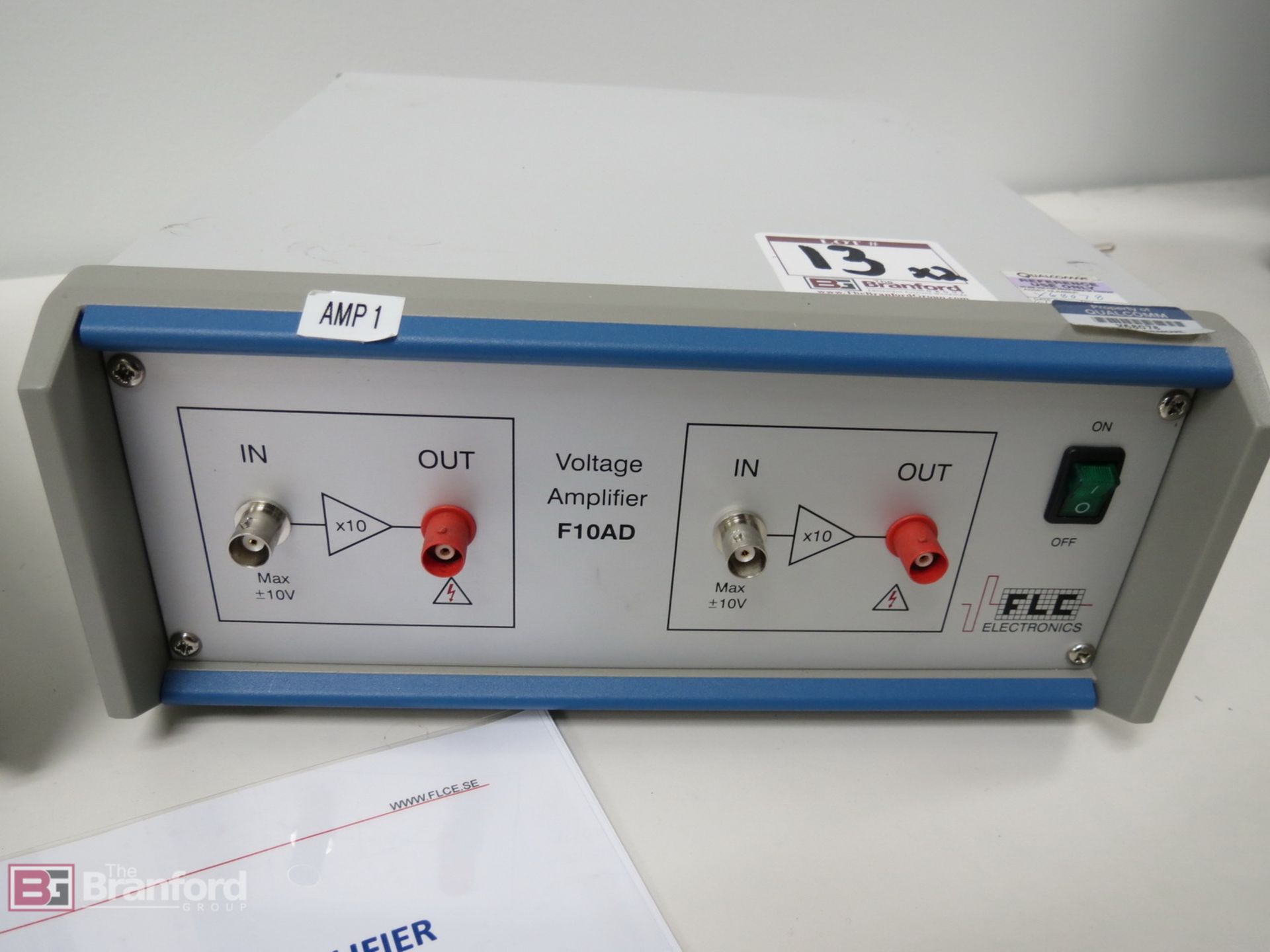 (2) FLC Electronics F10AD Dual Channel Voltage Linear Amplifiers - Image 3 of 5