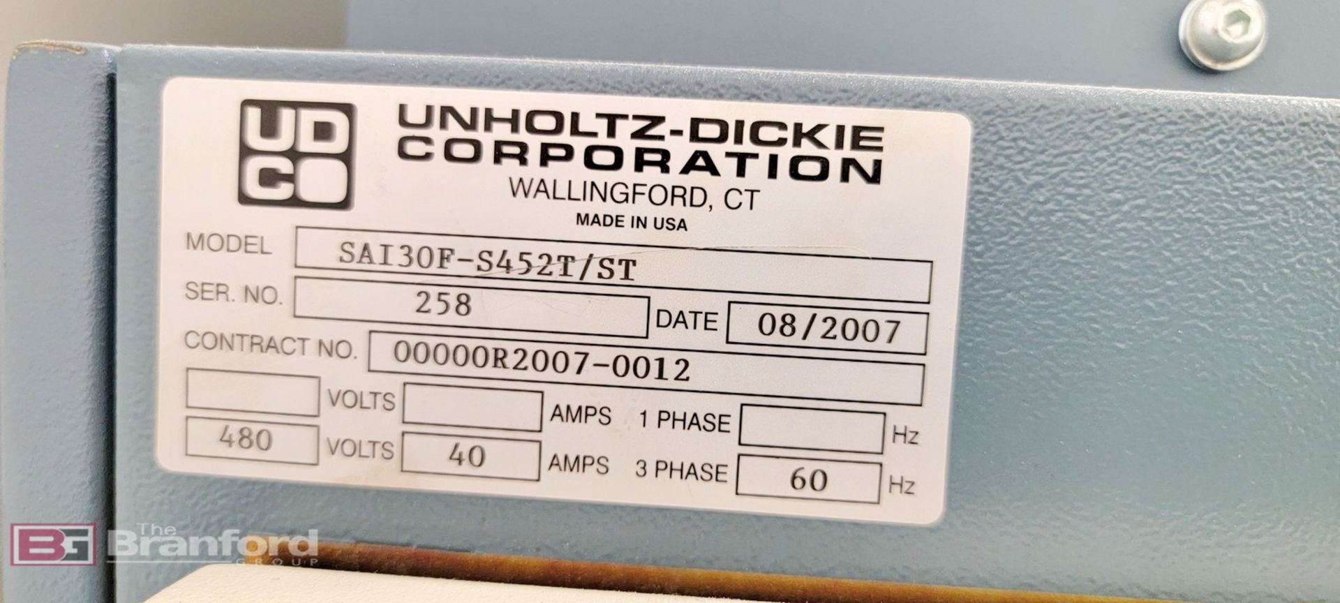 Unholtz-Dickie (UDC) S452 electrodynamic shaker system - Image 9 of 10