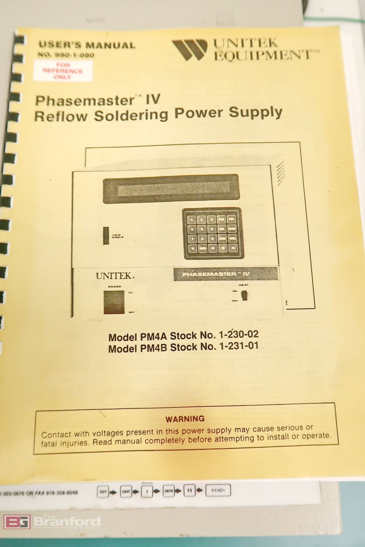 Unitek Phasemaster IV reflow soldering power supply - Image 3 of 3