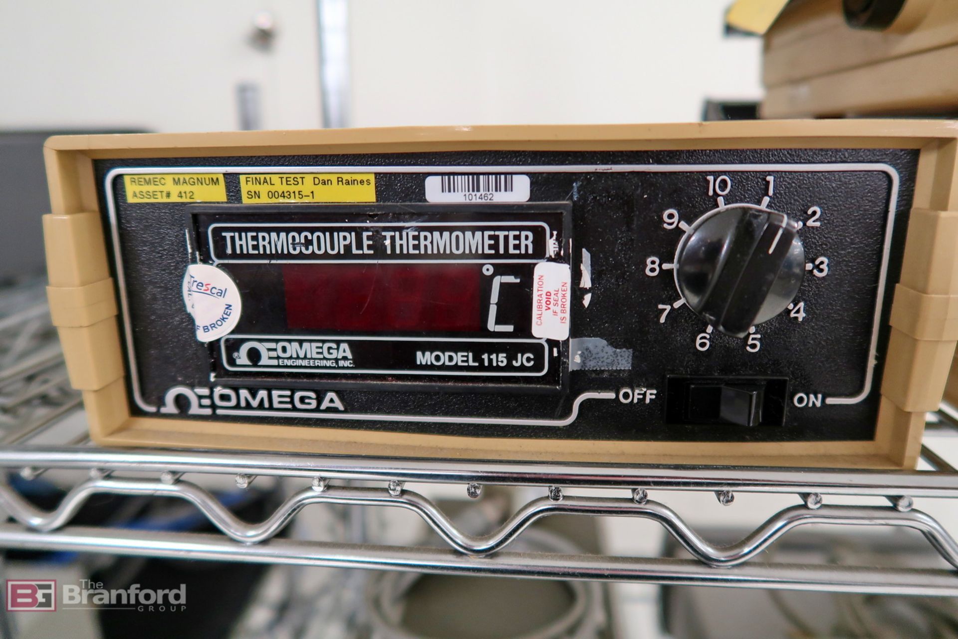 Omega 115JC thermocouple thermometer