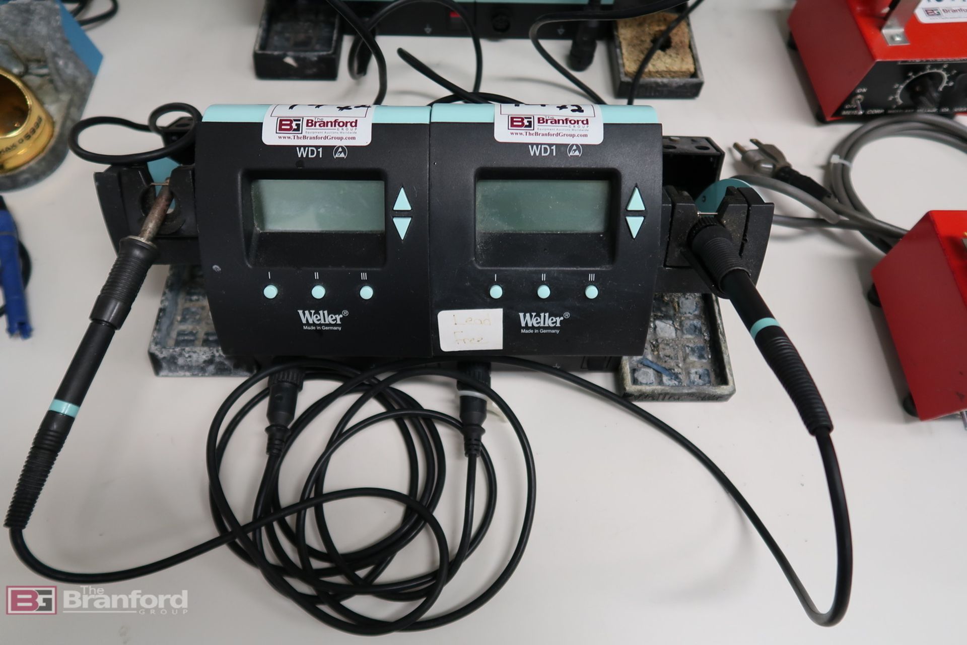(2) Weller WD1 soldering stations