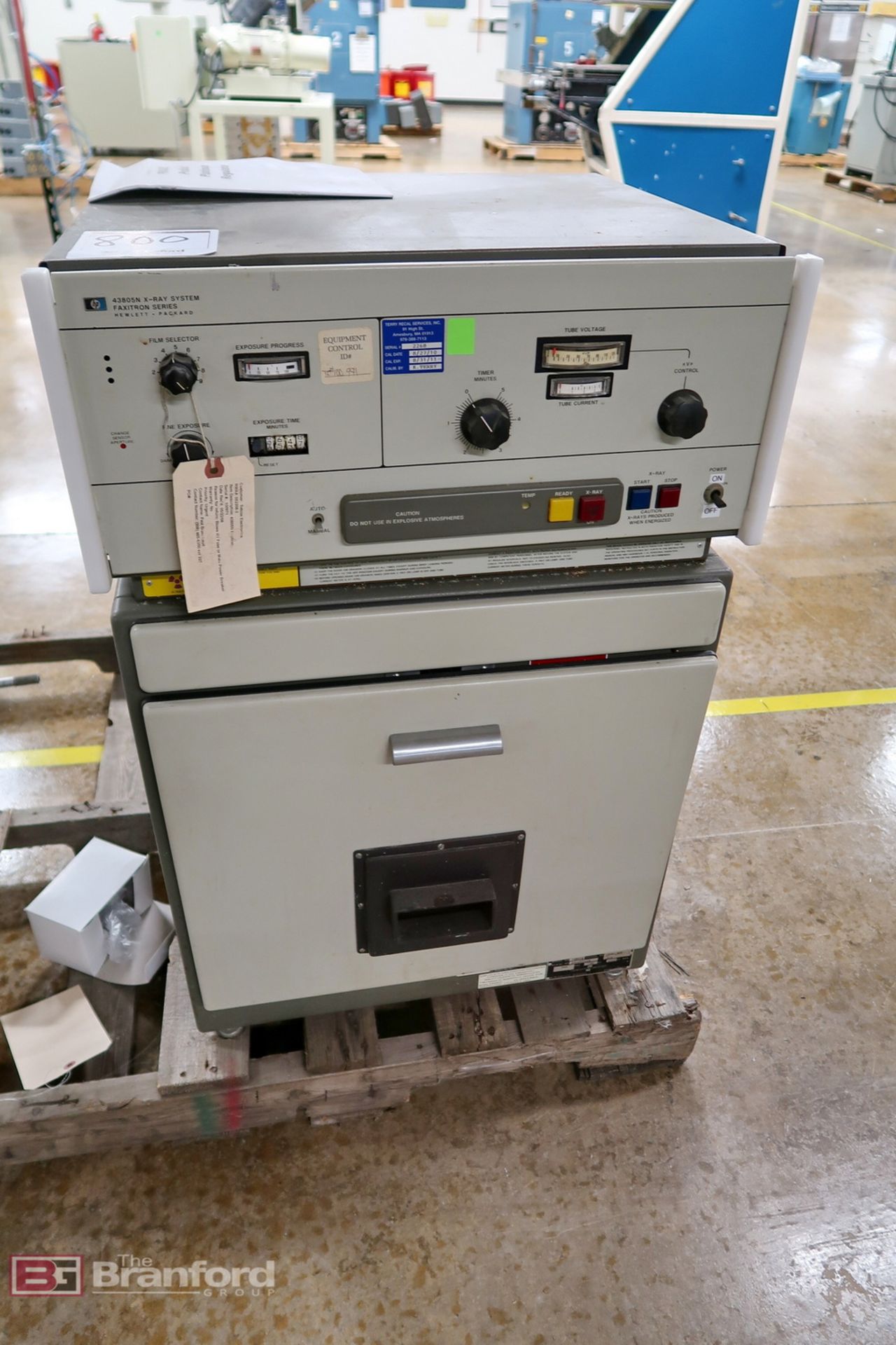 HP model 43805n X-ray system, faxitron series